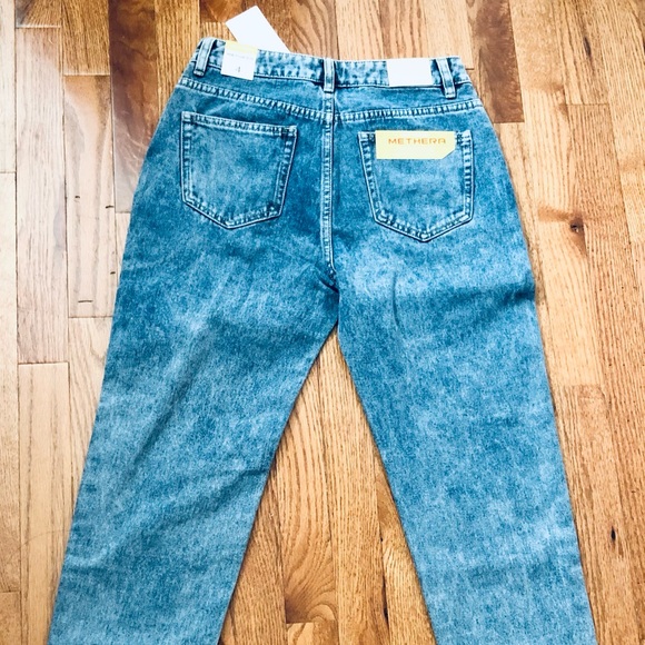 Methera Vogue Style Premium Denim Mom Style High-Rise Jeans - Size 4 - Picture 9 of 9